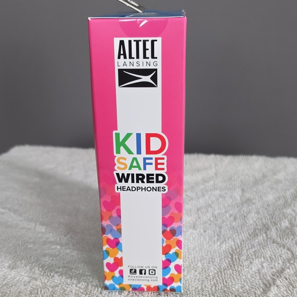 Altec Lansing Wired Kid Safe Headphones MZX4310-HRTSP, Volume Limitation, Pink - Picture 5 of 5